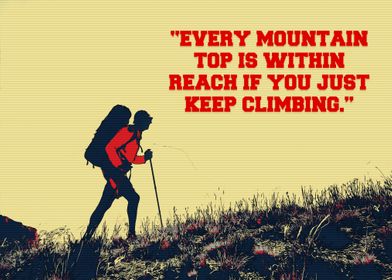 Climb quote adventure