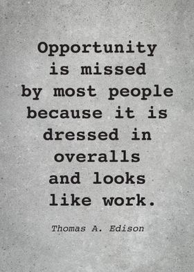 Thomas Edison Quote L004