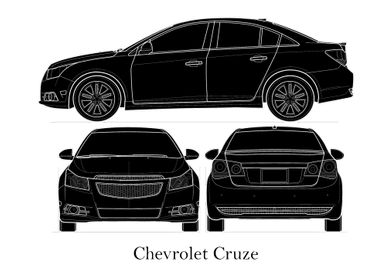 Chevrolet Cruze 2010 Black