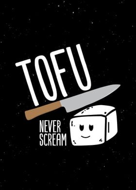 Tofu Scream Vegan Wall Art