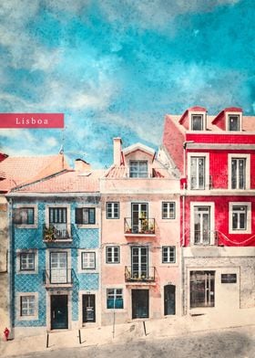 Watercolor Lisbon