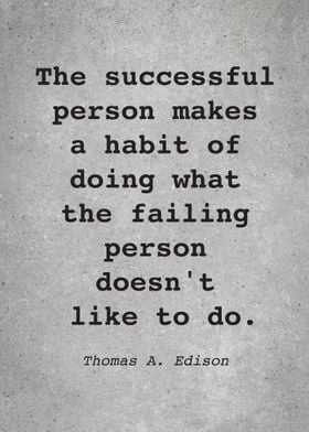 Thomas Edison Quote L007