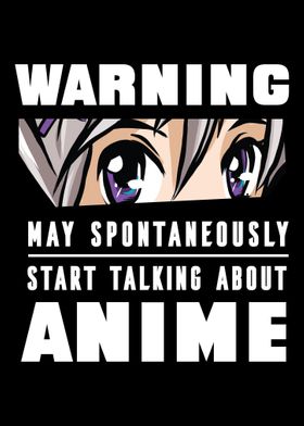 Anime Manga Otaku Warning 