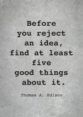 Thomas Edison Quote L009