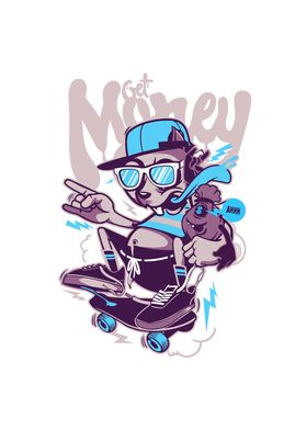 Get Money Beaver Skater