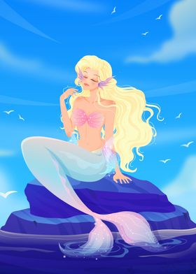 Gorgeous mermaid 