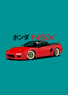 nsx acura red candy