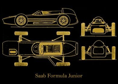 Saab Formula Junior gold 