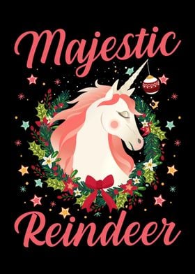 Majestic Reindeer Unicorn