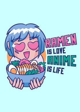 Cute Ramen and Anime Gift