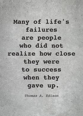 Thomas Edison Quote L014