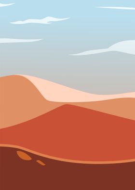 Sahara Mountain Vector