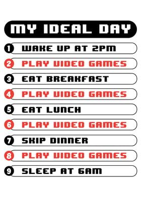 My Ideal Day Gaming Gift