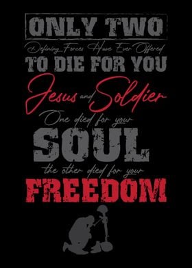 Die For Jesus And Soldier 