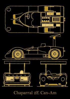 Chaparral 2E CanAm gold 