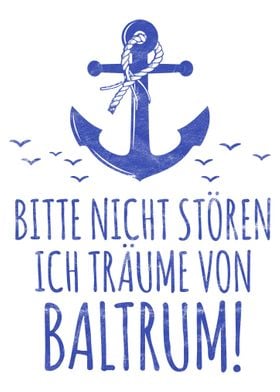 Baltrum Nordsee Spruch