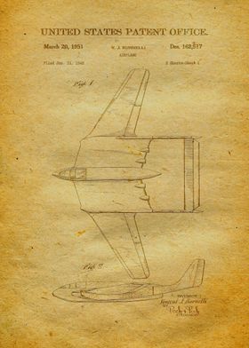 64 Burnelli Airplane Pate