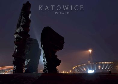 Poland  Katowice night