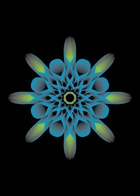 3D Flower Geometric