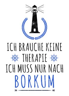 Borkum Nordsee Spruch