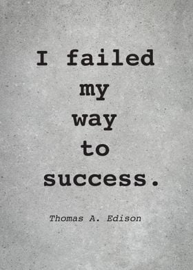 Thomas Edison Quote L027