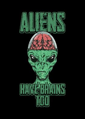 Aliens Ufo Sci Fi Gehirn