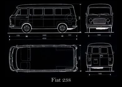 Fiat 238 1982 Blueprint  