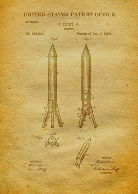 65 Rocket Patent 1888