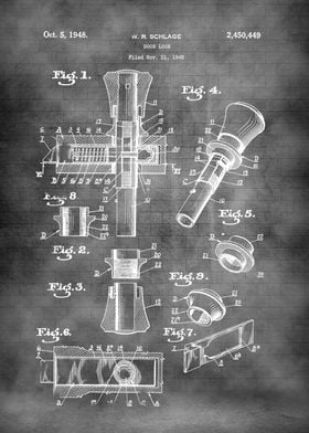 Old doorlock patent