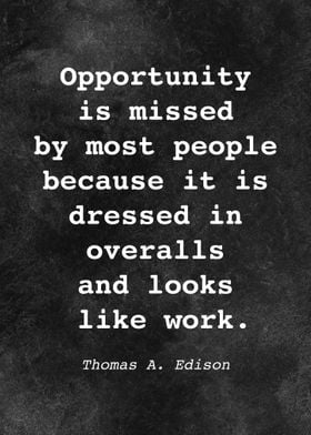 Thomas Edison Quote D004