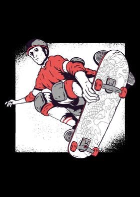 Skateboarding Skater Gift