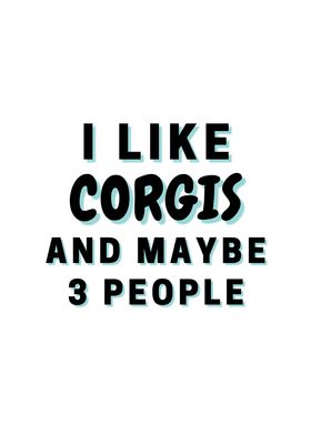 I Like Corgis And Maybe 3