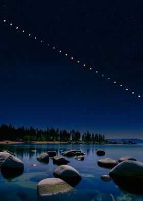 Eclipse by Lake Tahoe