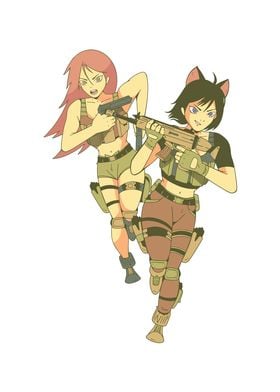 Anime Soldier Girls Otaku