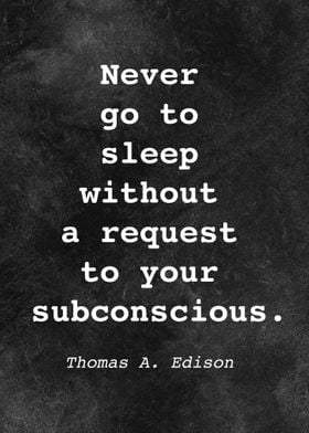 Thomas Edison Quote D011