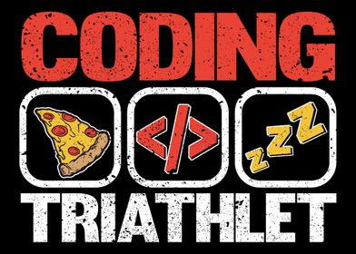 Coding Thriathlet Pizza