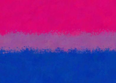 Bisexual Pride Flag' Poster by Green Pete | Displate