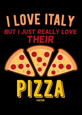 Italy Pizza eating pasta