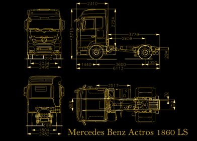 Mercedes Benz Actros gold