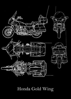 Honda Gold Wing Blueprint 