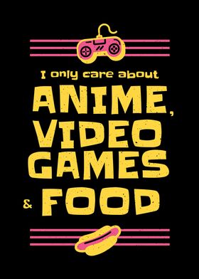 Anime Video Games and Food