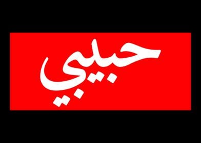 Habibi Arabic Letters Hala