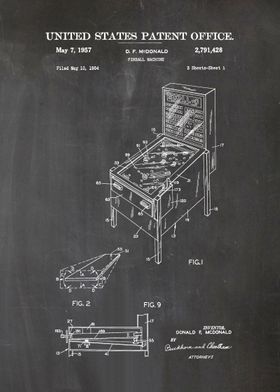 2 Pinball Machine Patent