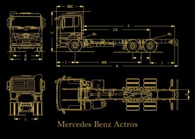 Mercedes Benz Actros gold 