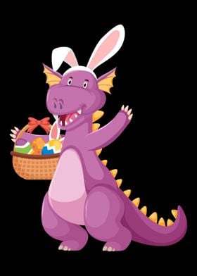 Easter Dinosaur Easter Egg