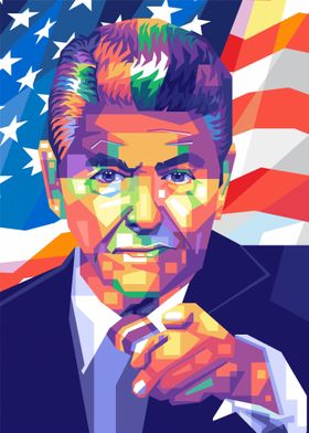 Ronald Reagan Pop Art