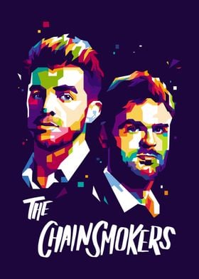 The Chainsmokers Pop Art