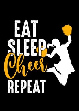 Eat Sleep Cheer Repeat  C