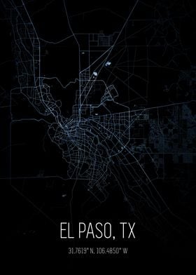 El Paso City Map