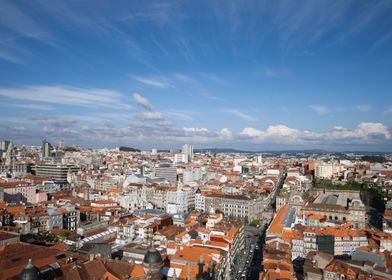 Porto City Aerial View